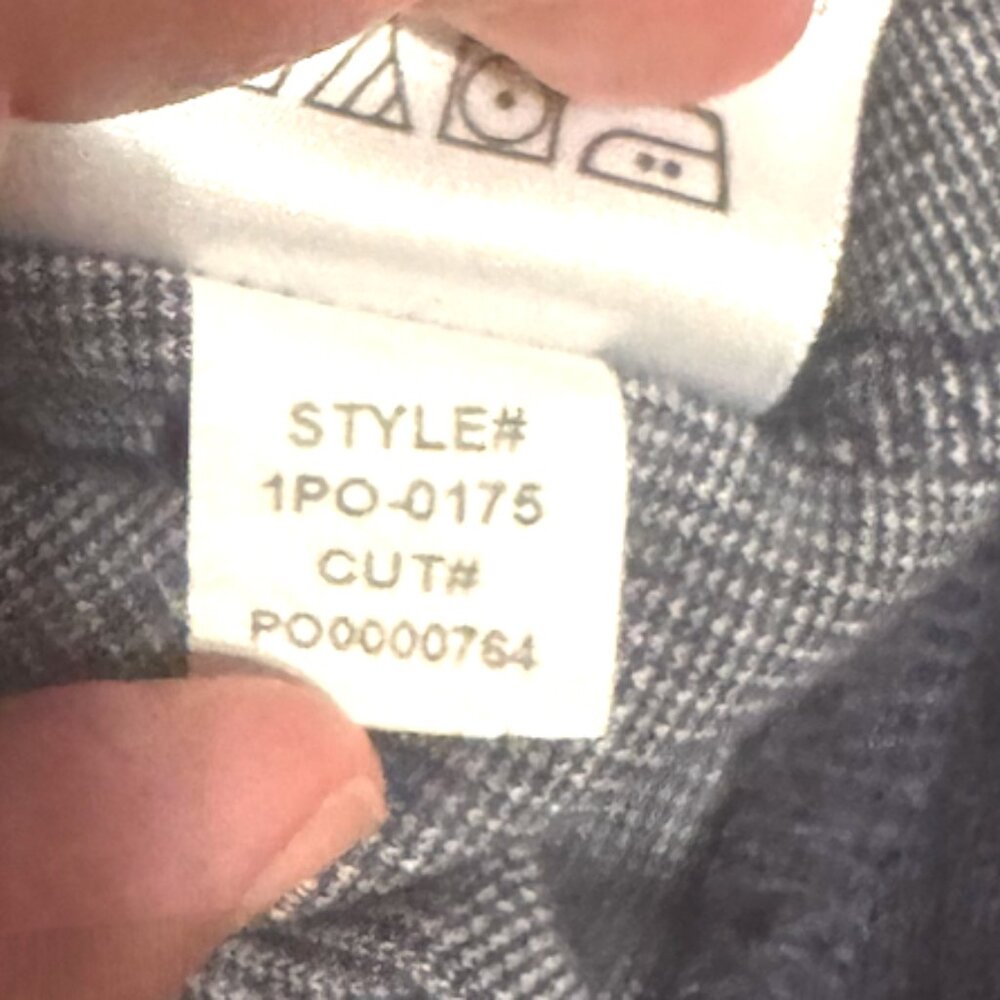 MIZZEN+MAIN Men's Navy Heather Fairway Crewneck - Picture 5 of 5